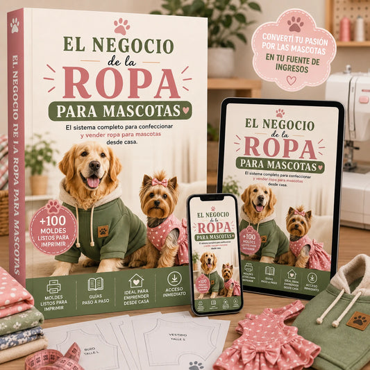 EL NEGOCIO DE LA ROPA PARA MASCOTAS +5 BONOS DE REGALO
